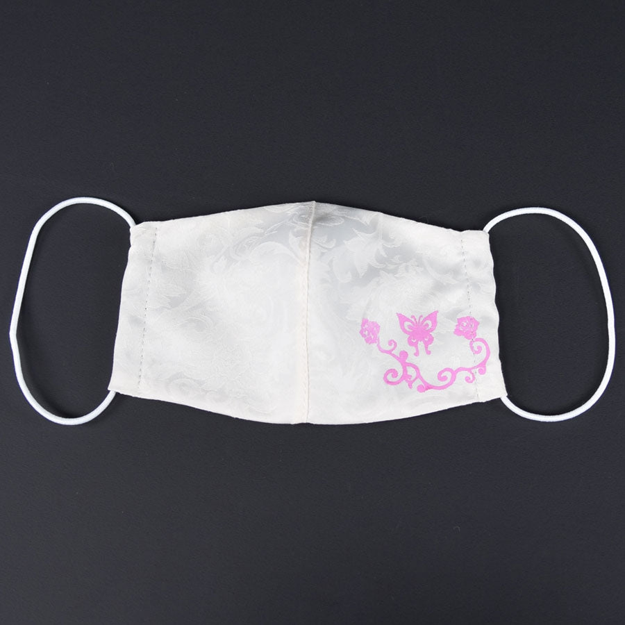 Butterfly and Rose Mask Wear