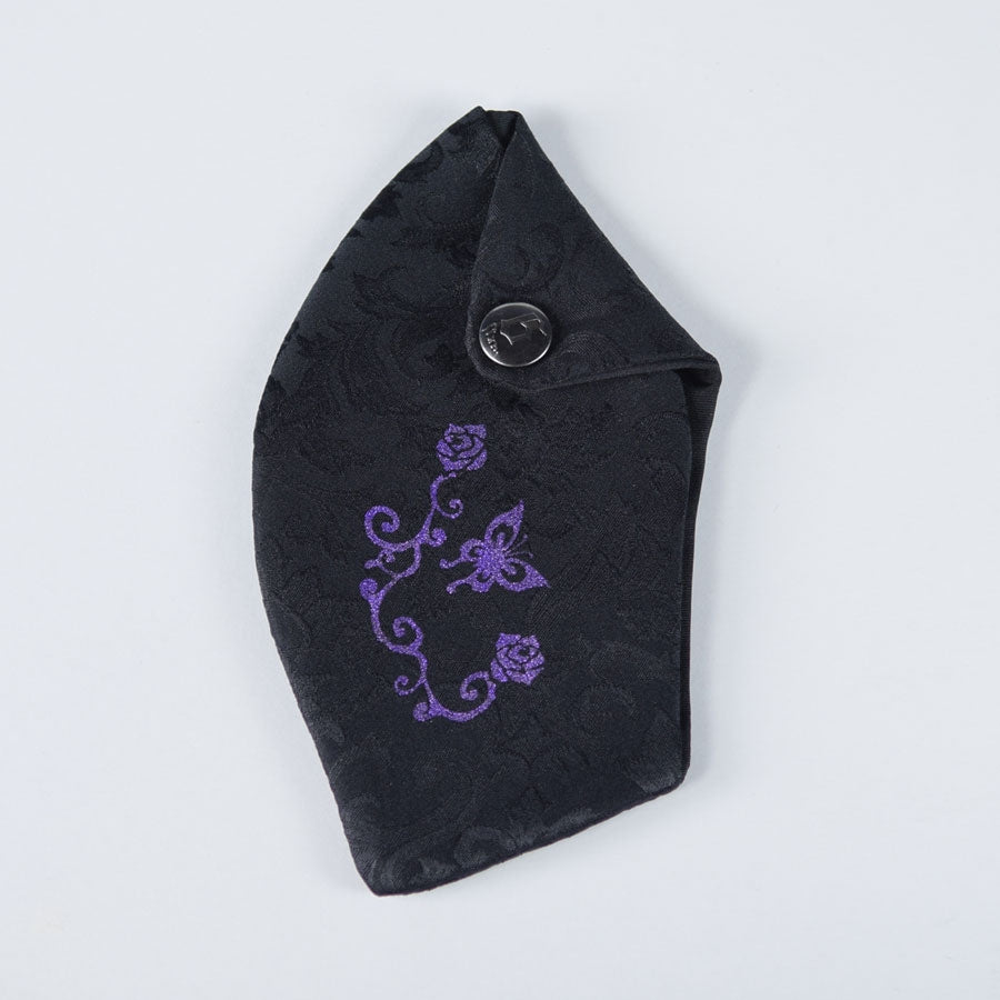 Pocket Butterfly & Rose Mask Wallet