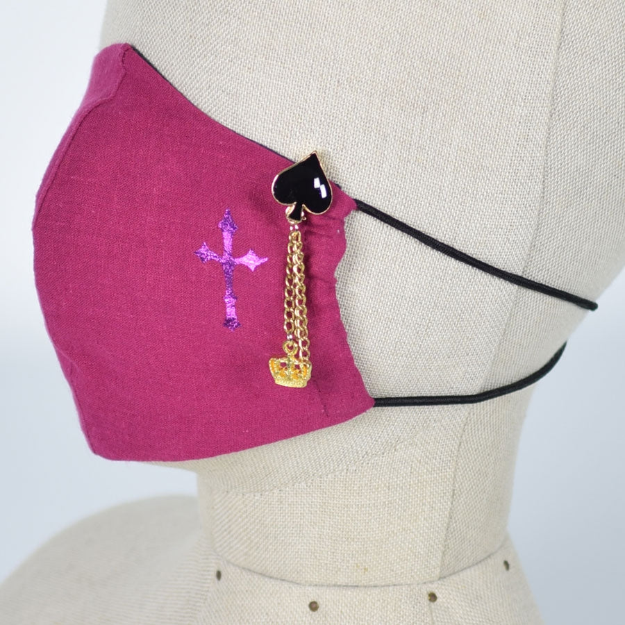 Spade & Crown Chain Pin Maccessory