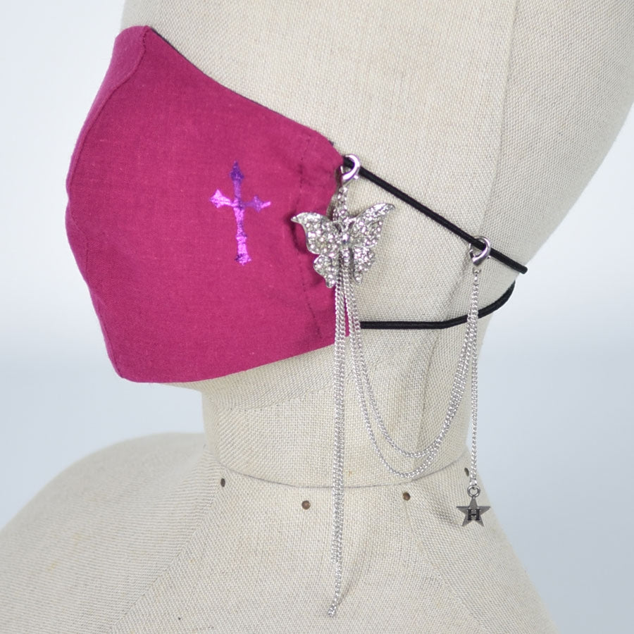 Butterfly and H star Long chain Maccessory