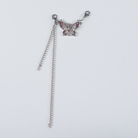Pink Rhinestone Butterfly MACCESSORY
