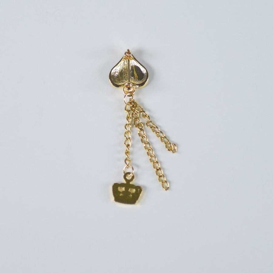 Spade & Crown Chain Pin Maccessory