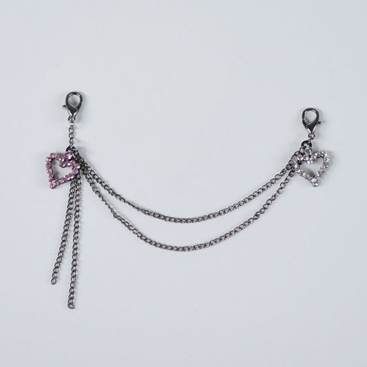 Double Heart Chain Maccessory