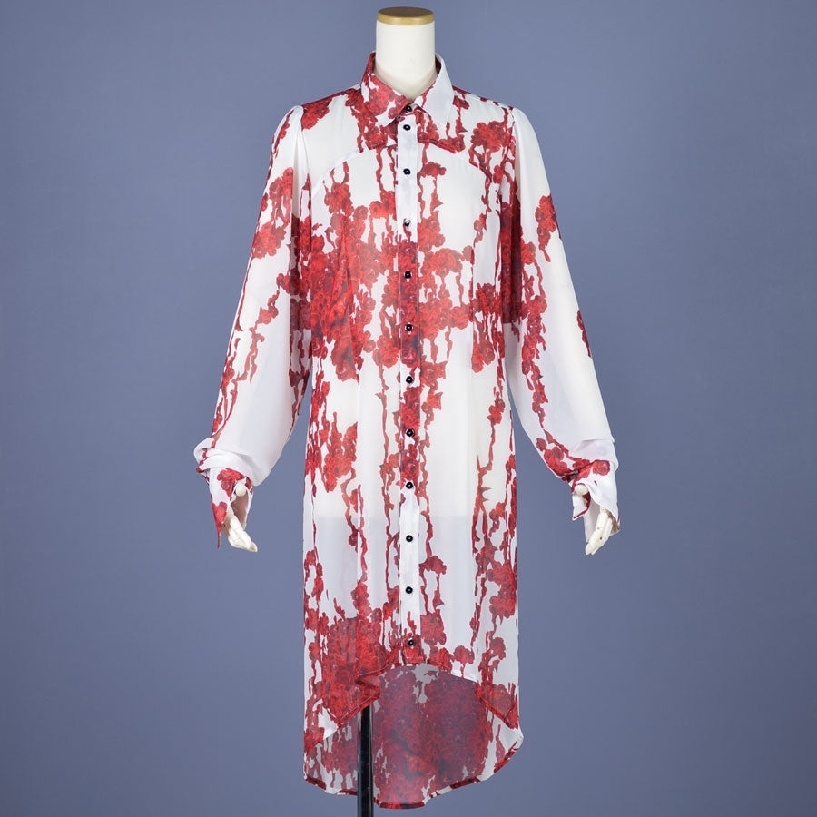 Bloody Rose Long Dress Blouse