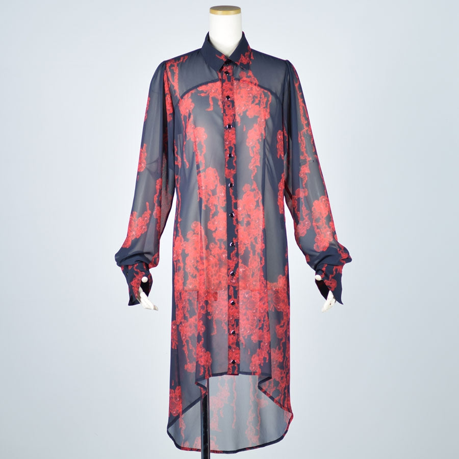 Bloody Rose Long Dress Blouse