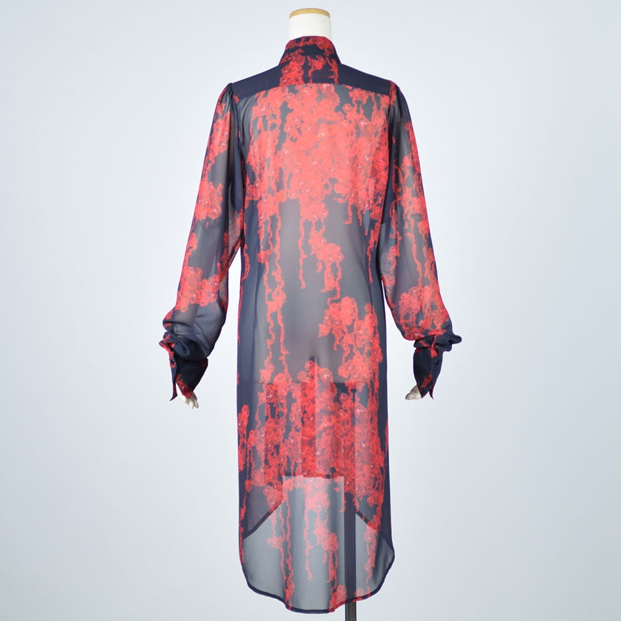 Bloody Rose Long Dress Blouse