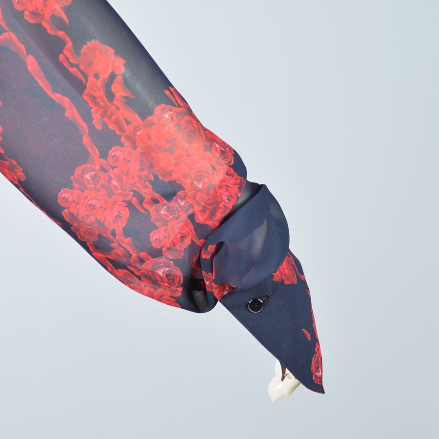 Bloody Rose Long Dress Blouse