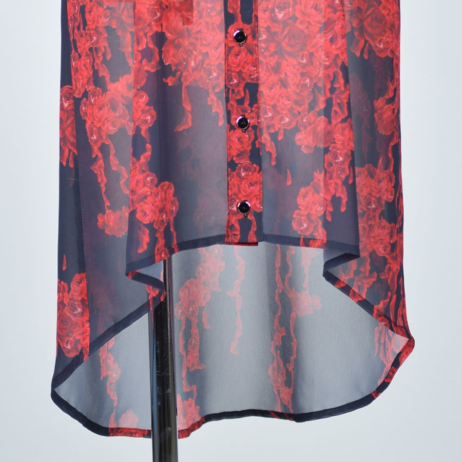 Bloody Rose Long Dress Blouse