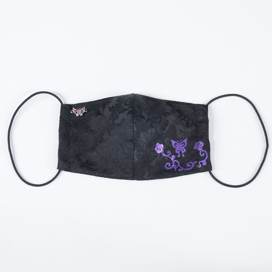 Butterfly and Rose Mask Wear / M