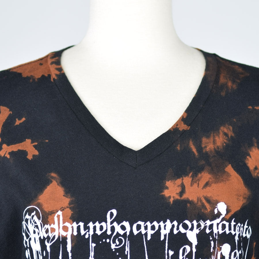 漂白v-neck t-sh