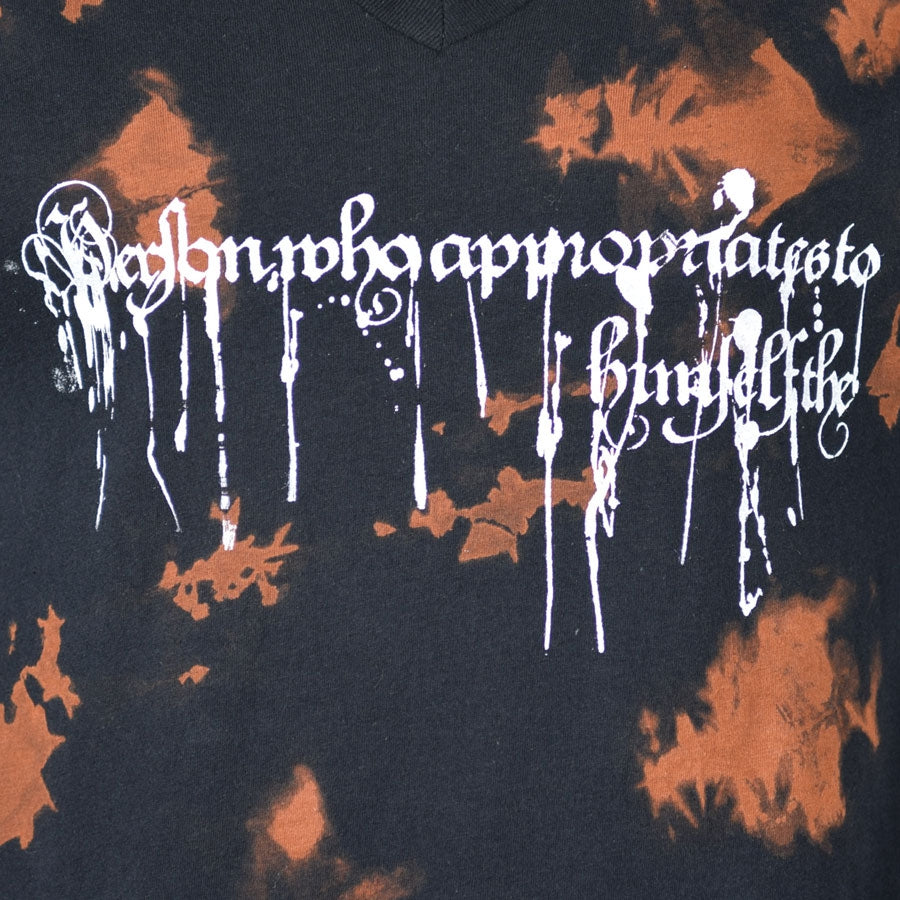 漂白v-neck t-sh