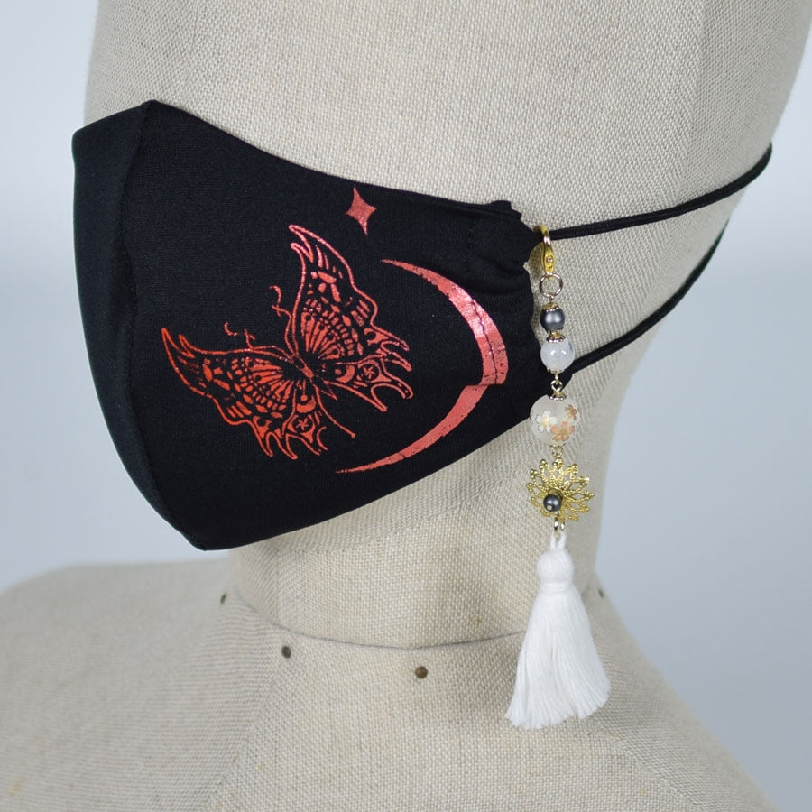 White and Gold Cherry Tassel MACCESSORY
