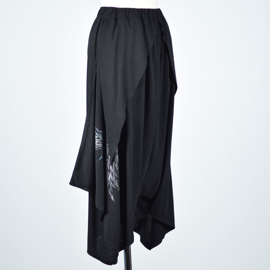 Devil Wings Drape Saruel Pants