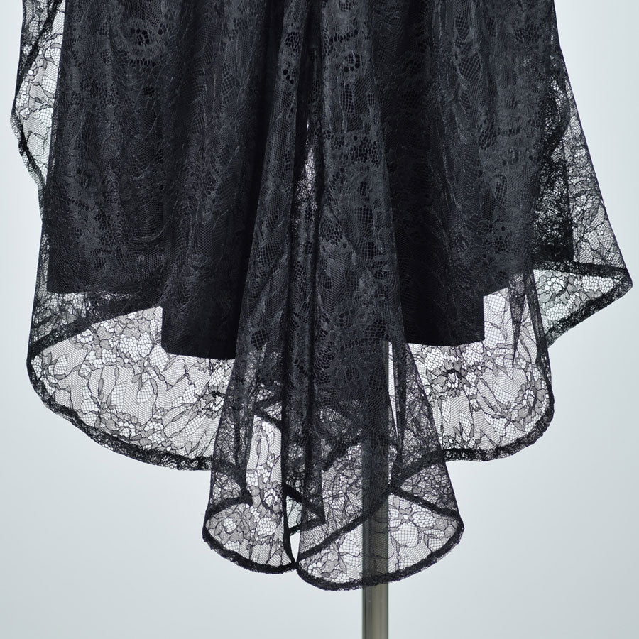 Bustle Train Lace Wide Pants