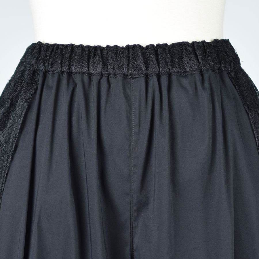 Bustle Train Lace Wide Pants