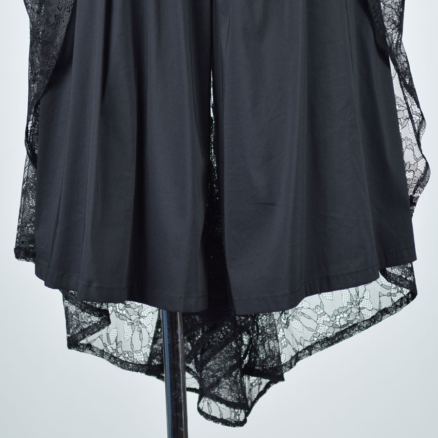 Bustle Train Lace Wide Pants