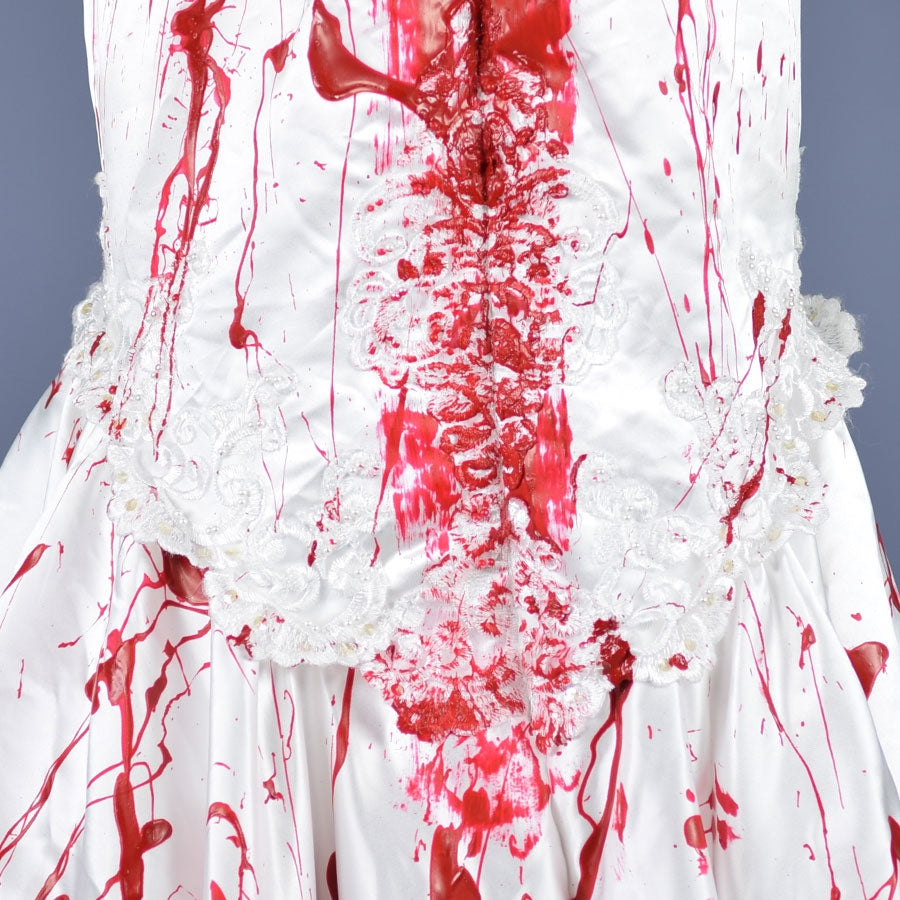 Bloody Mermaid Long Train Wedding Dress