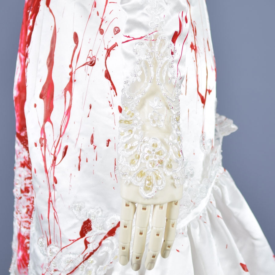 Bloody Mermaid Long Train Wedding Dress