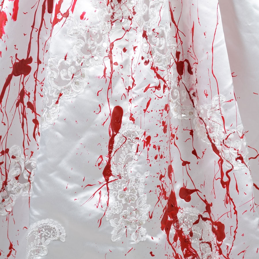 Bloody Mermaid Long Train Wedding Dress