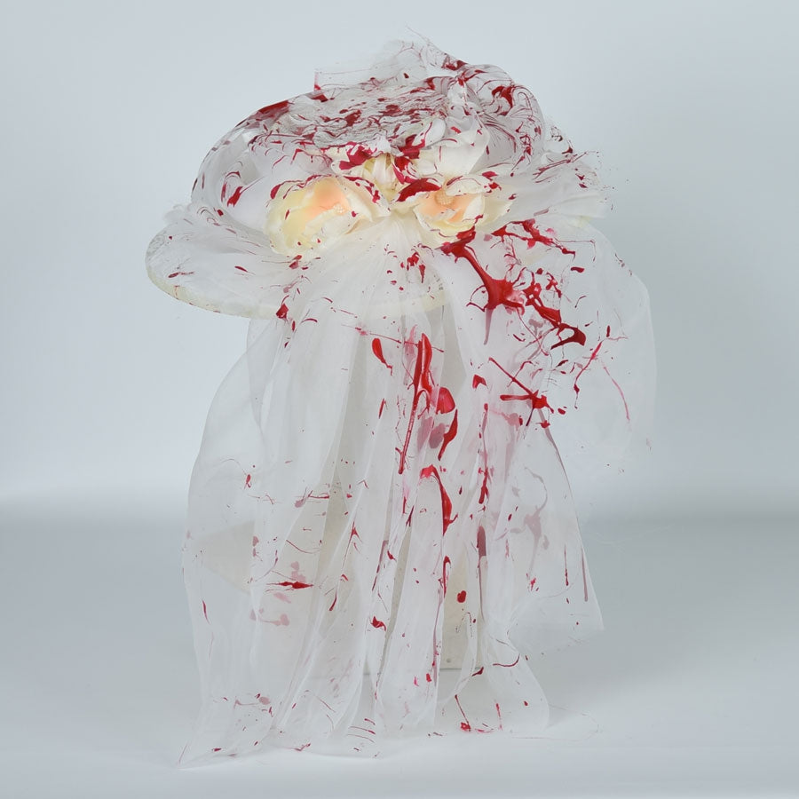 Bloody Mermaid Long Train Wedding Dress