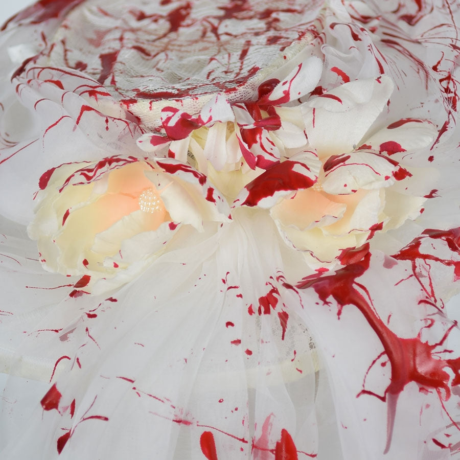 Bloody Mermaid Long Train Wedding Dress