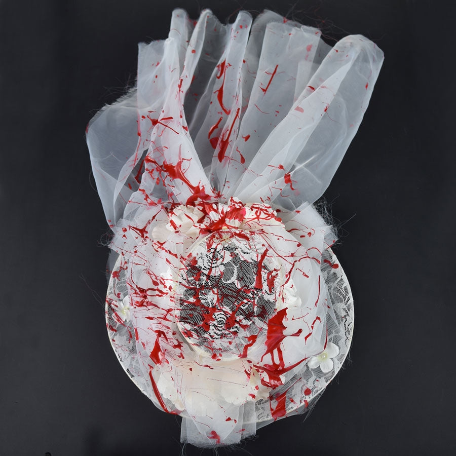 Bloody Mermaid Long Train Wedding Dress