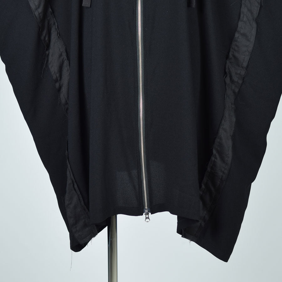 Cross poncho hoodie