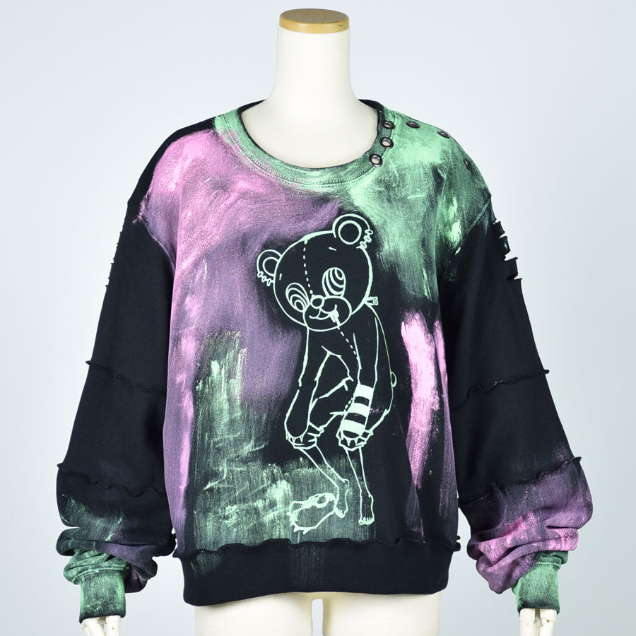 Kumada-San Art Paint Sweatshirt