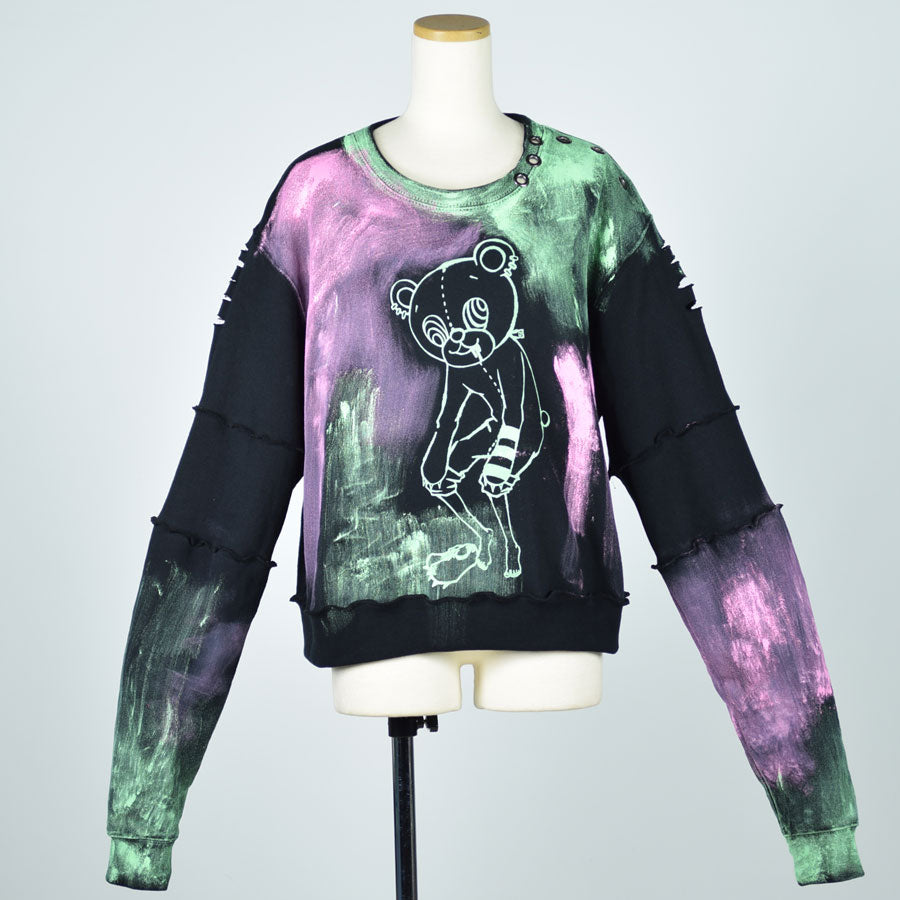 Kumada-San Art Paint Sweatshirt