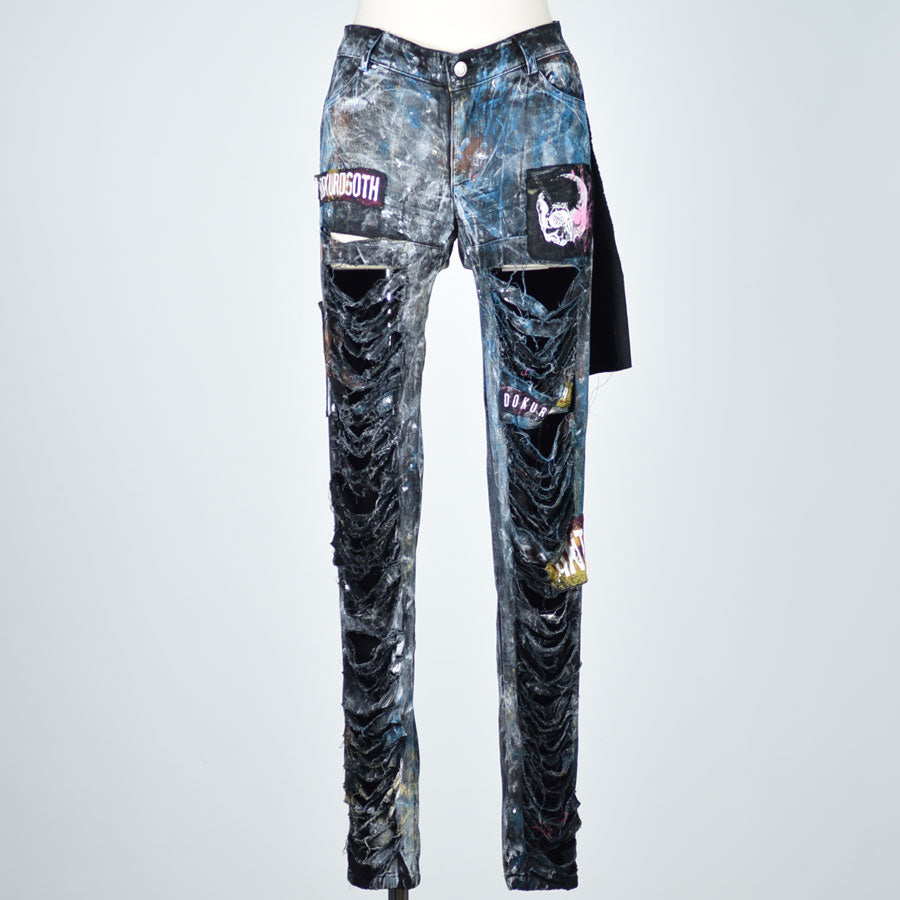 Slash Paint Damage Pants