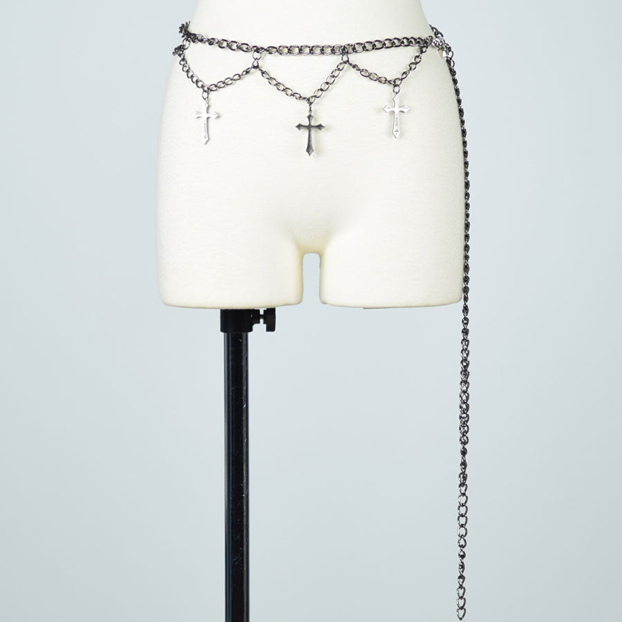 Metal cloth Chain belt