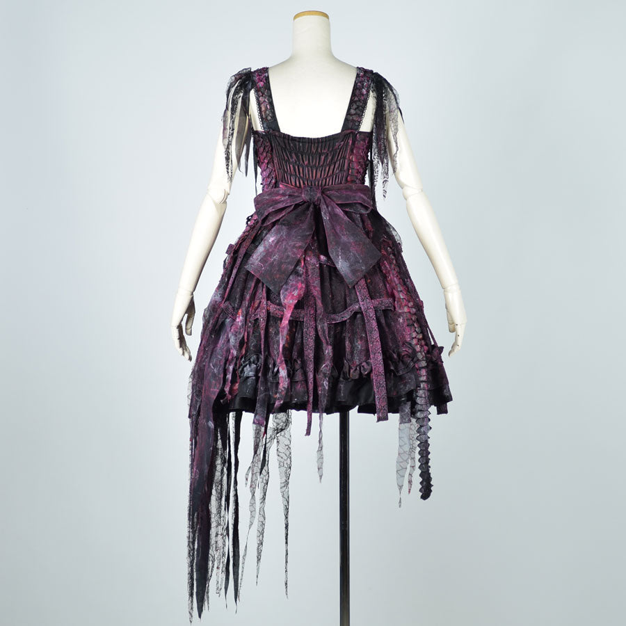 Dragon Scale Bird Cage Devil Dress (2sizes)