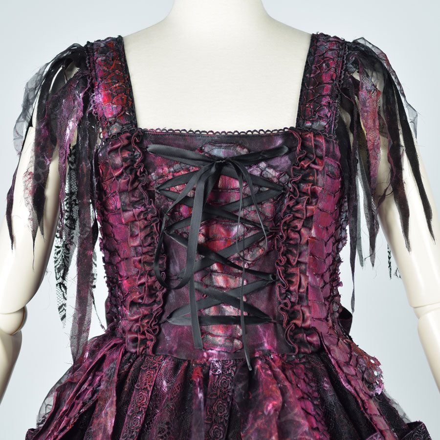 Dragon Scale Bird Cage Devil Dress (2sizes)