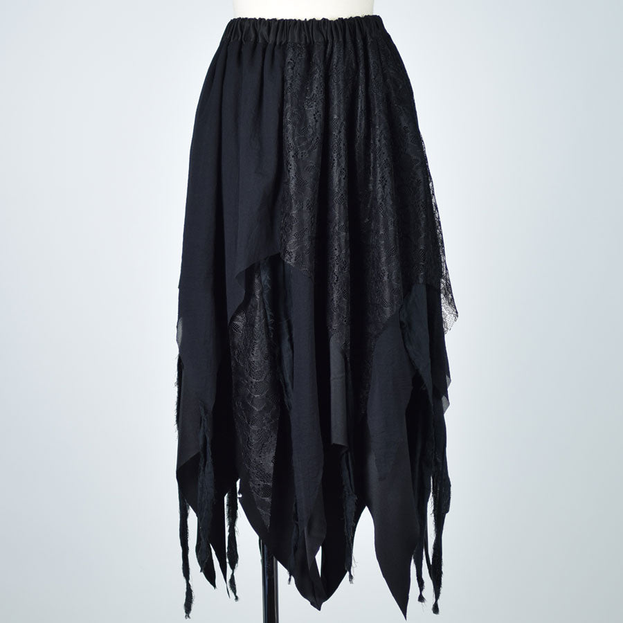VAMPIRE DAMAGE LACE SKIRT