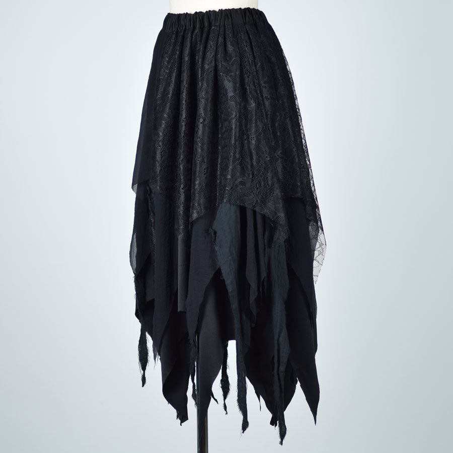 VAMPIRE DAMAGE LACE SKIRT