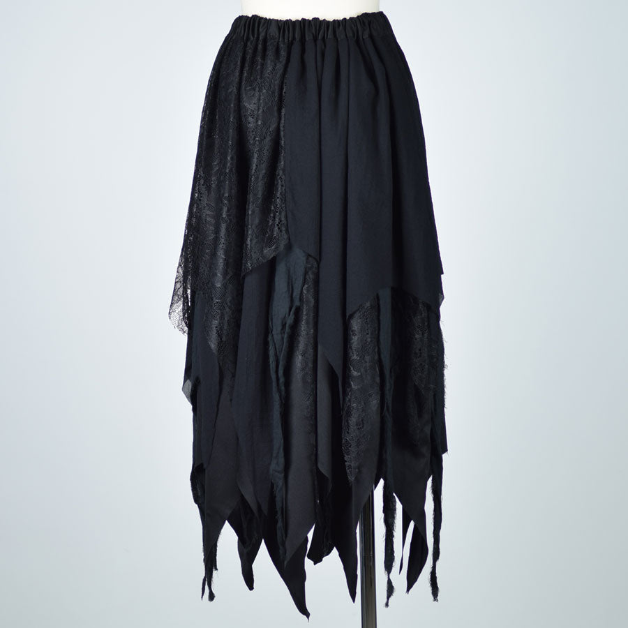 VAMPIRE DAMAGE LACE SKIRT