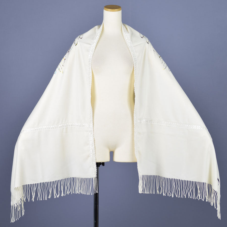 Angel wings Lace tape Rainbow stole