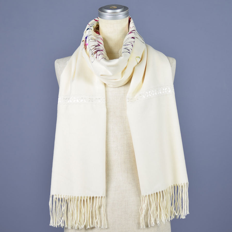 Angel wings Lace tape Rainbow stole
