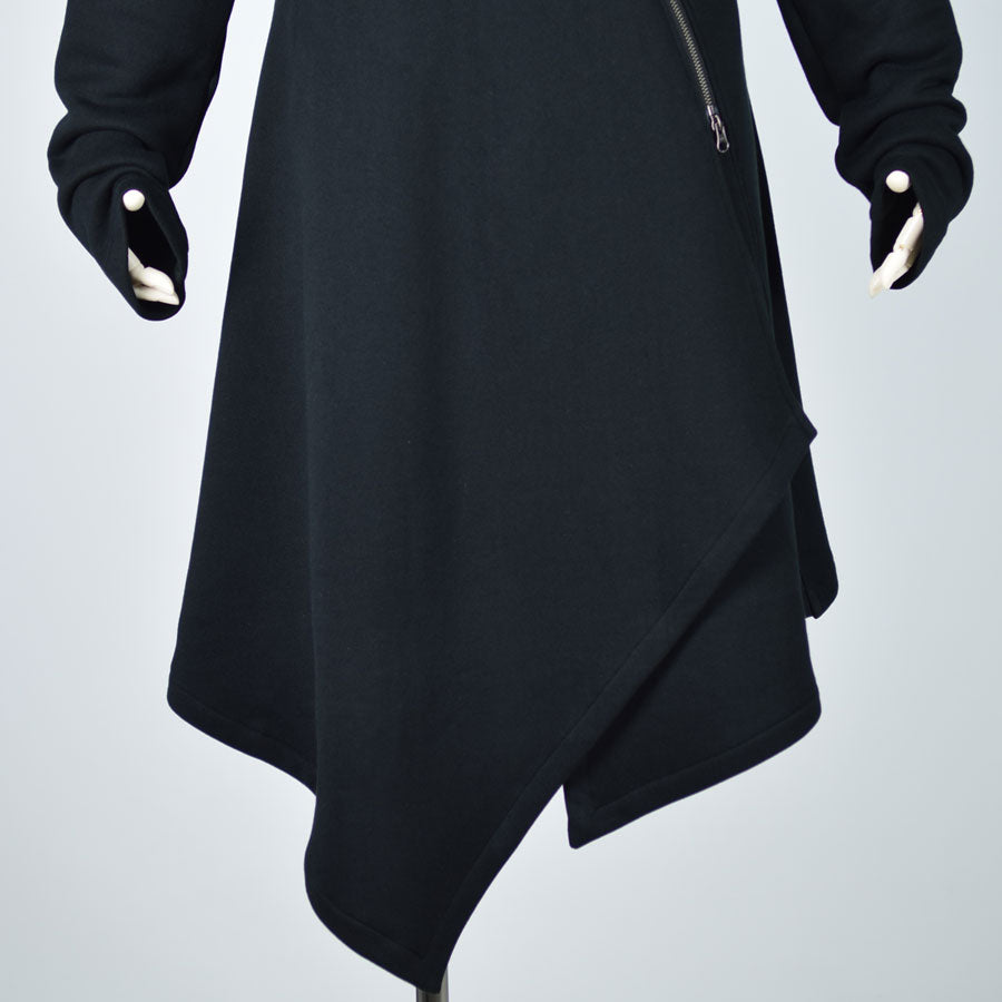 Asymmetric Long Hoodie / M