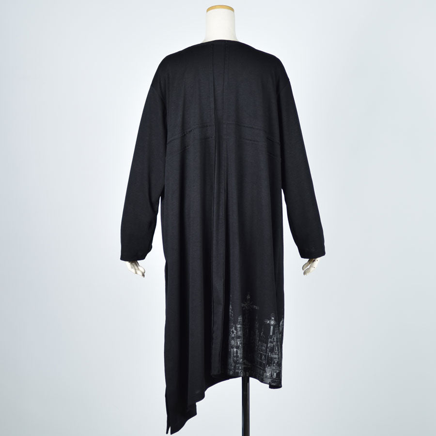 Side slit large dress