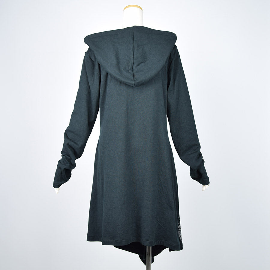 Angel Wing Asymmetric Long Hoodie