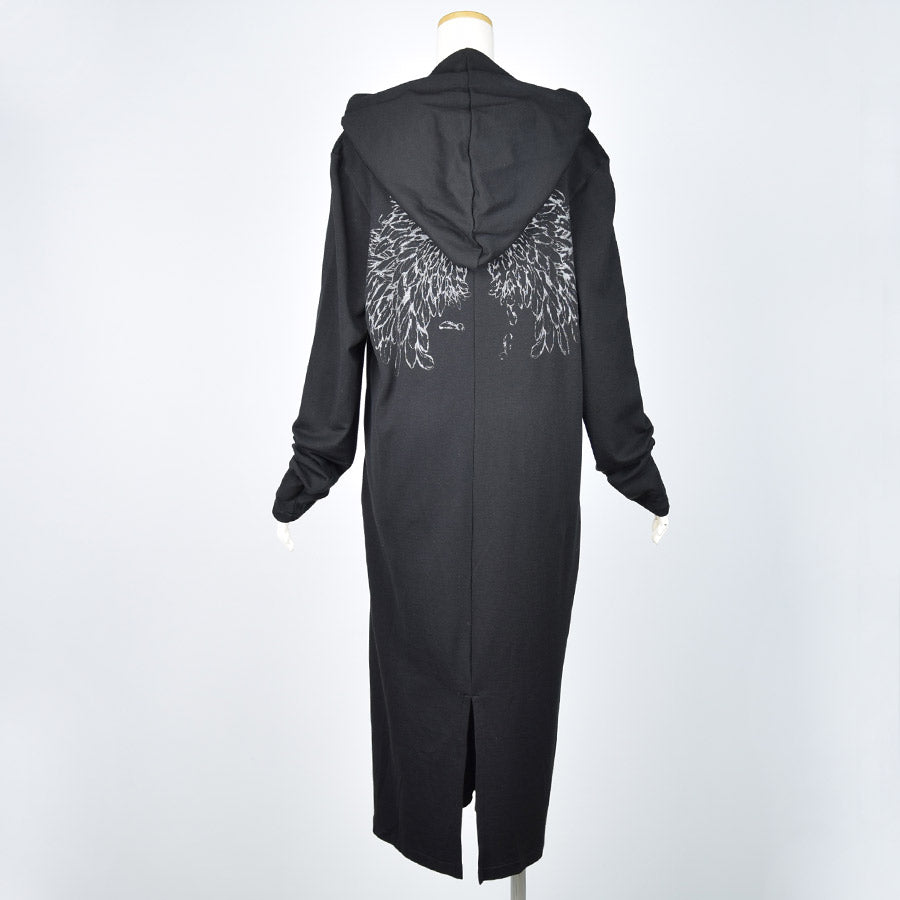 Angel Wing Long hoodie