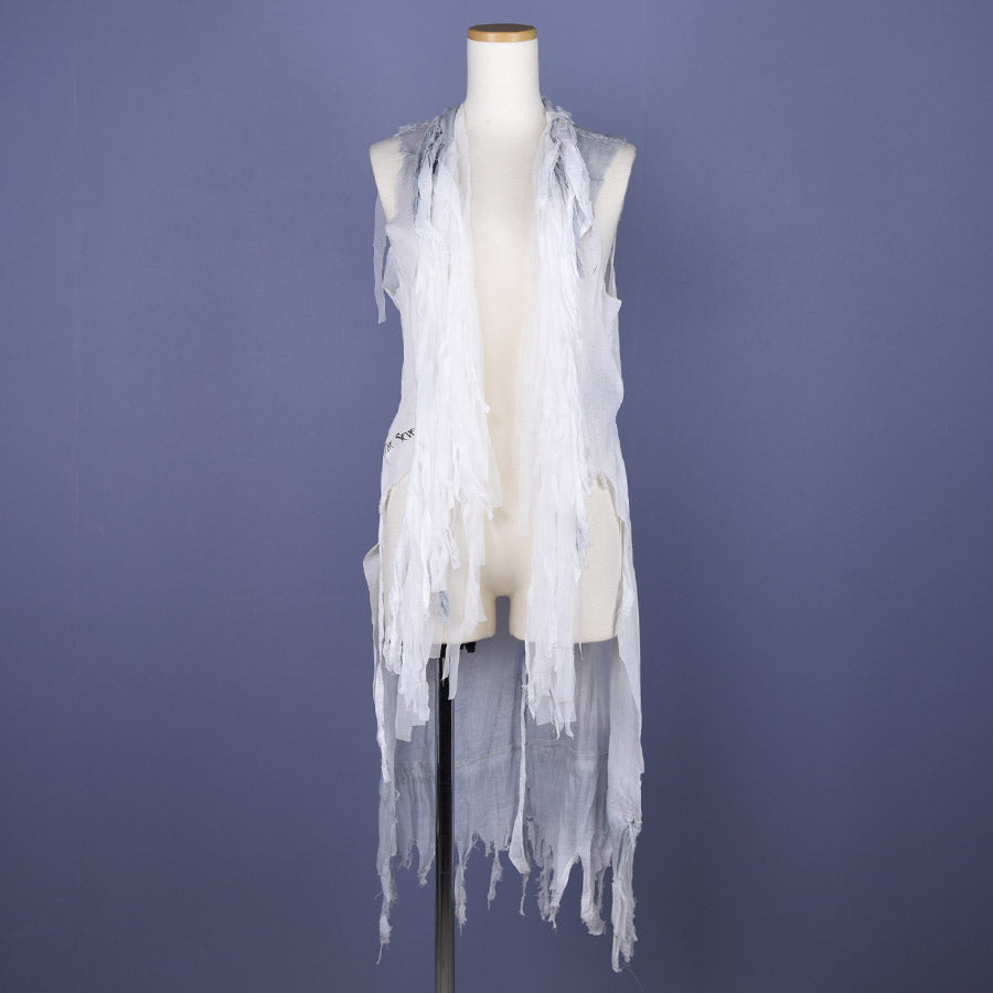 Gauze Fringe Vest