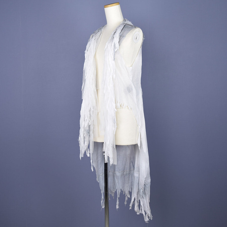 Gauze Fringe Vest