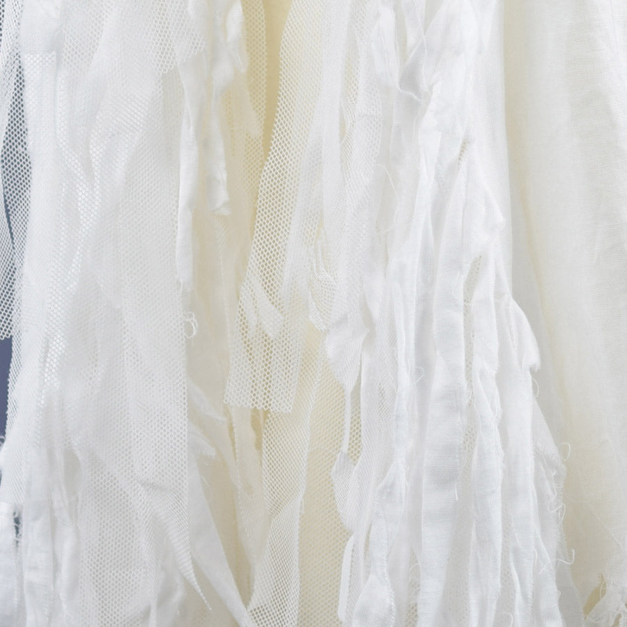 Gauze Fringe Vest