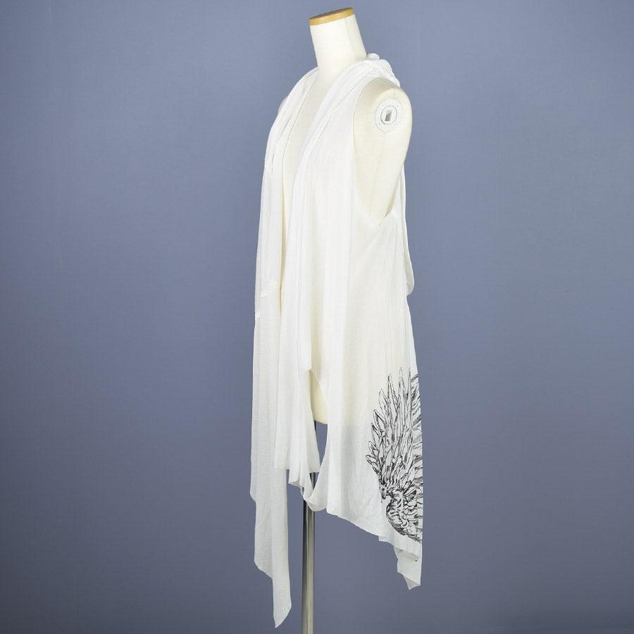 Angel Wings Mesh Hoody Gilet