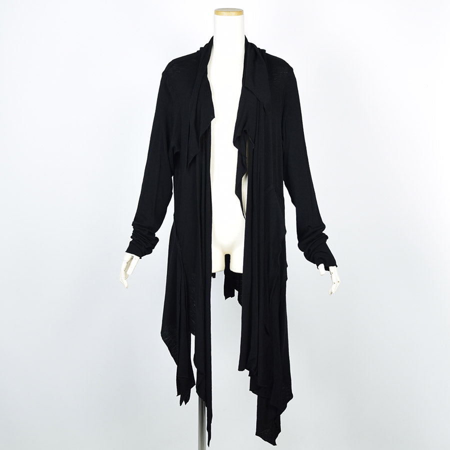 Asymmetric Wool Cardigan