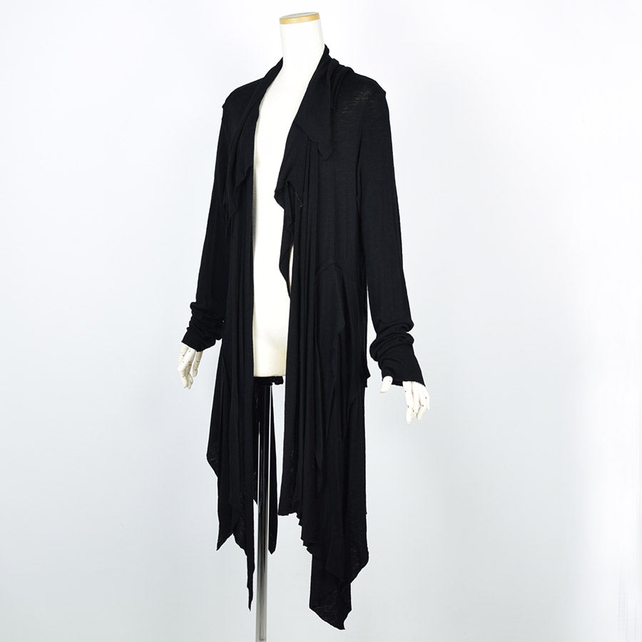 Asymmetric Wool Cardigan