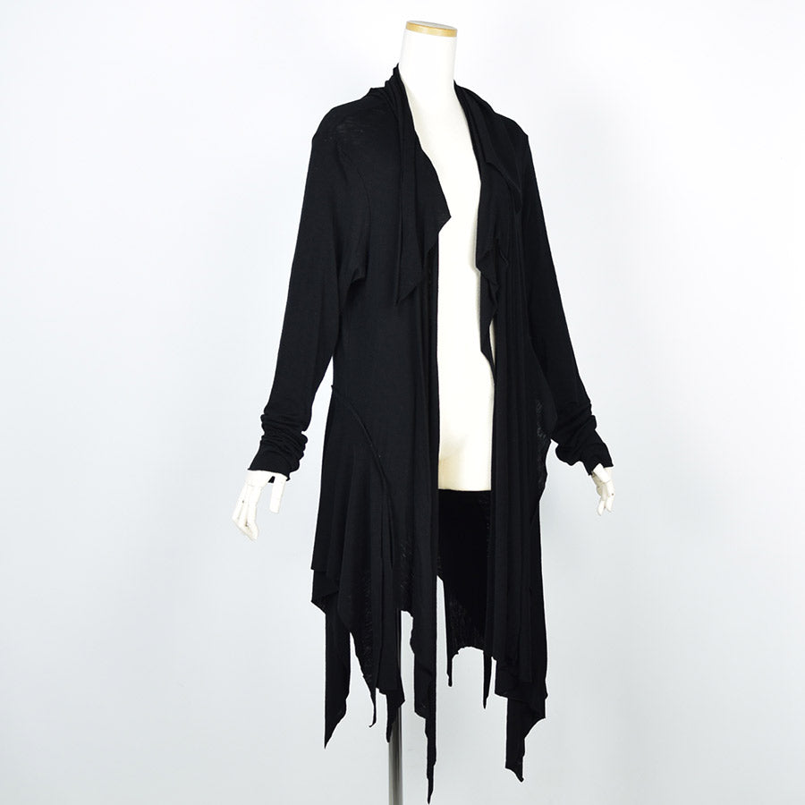 Asymmetric Wool Cardigan