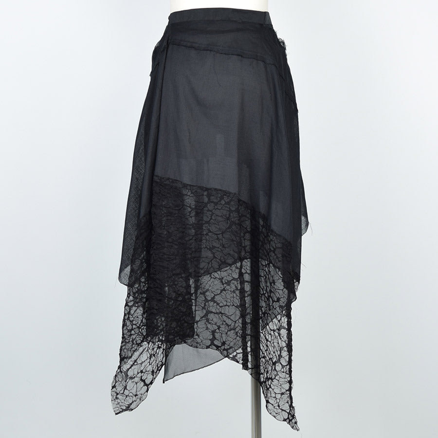 Gothic Damage Wrap Skirt